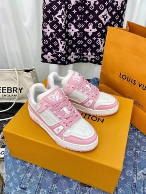 Louis Vuitton LV Trainers roze / laatste paar