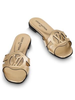 Louis Vuitton Bom Dia Flat Mule Leather - Nude Beige