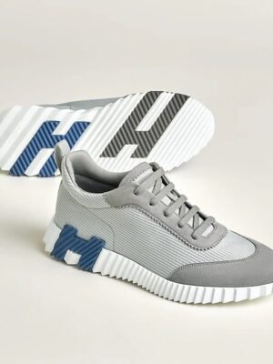 Hermes sneakers grey.