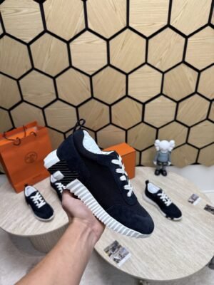 Hermès Bouncing Sneakers - Black/White