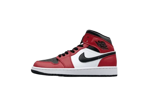 Air Jordan 1 Mid "Chicago Black Toe"