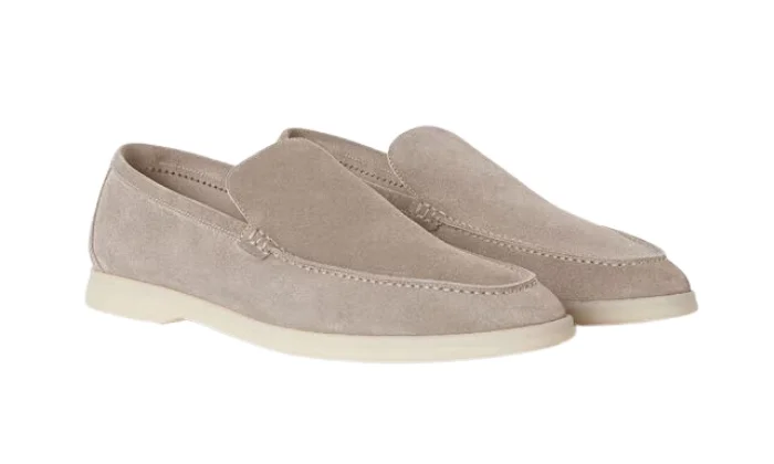 Loro Piana Summer Walk Loafers — Taupe/Beige - Image 2