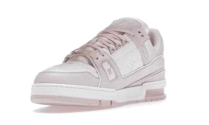 Louis Vuitton Trainer Pink White - Image 3
