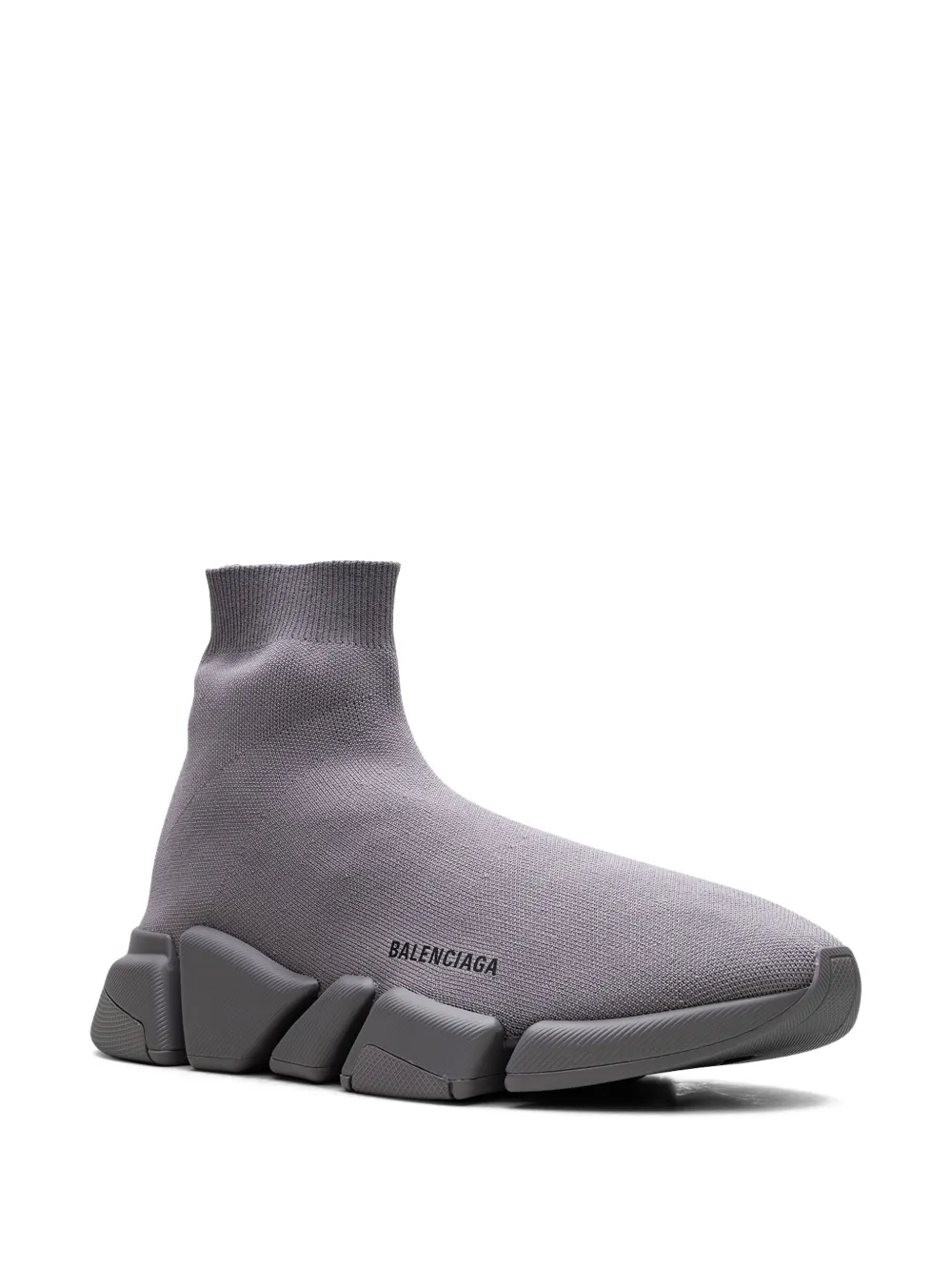 Balenciaga Speed Trainer Clear Sole Grey - Image 2