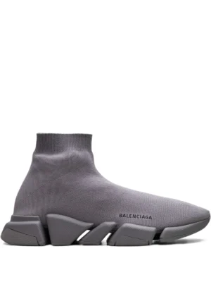 Balenciaga Speed Trainer Clear Sole Grey
