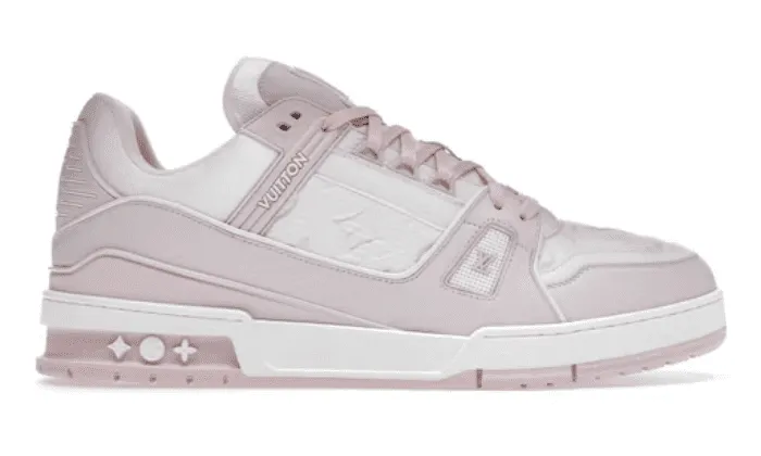 Louis Vuitton Trainer Pink White - Image 2