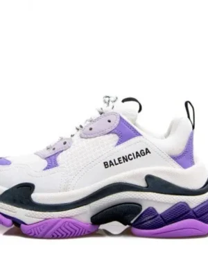 Balenciaga Triple S White Purple