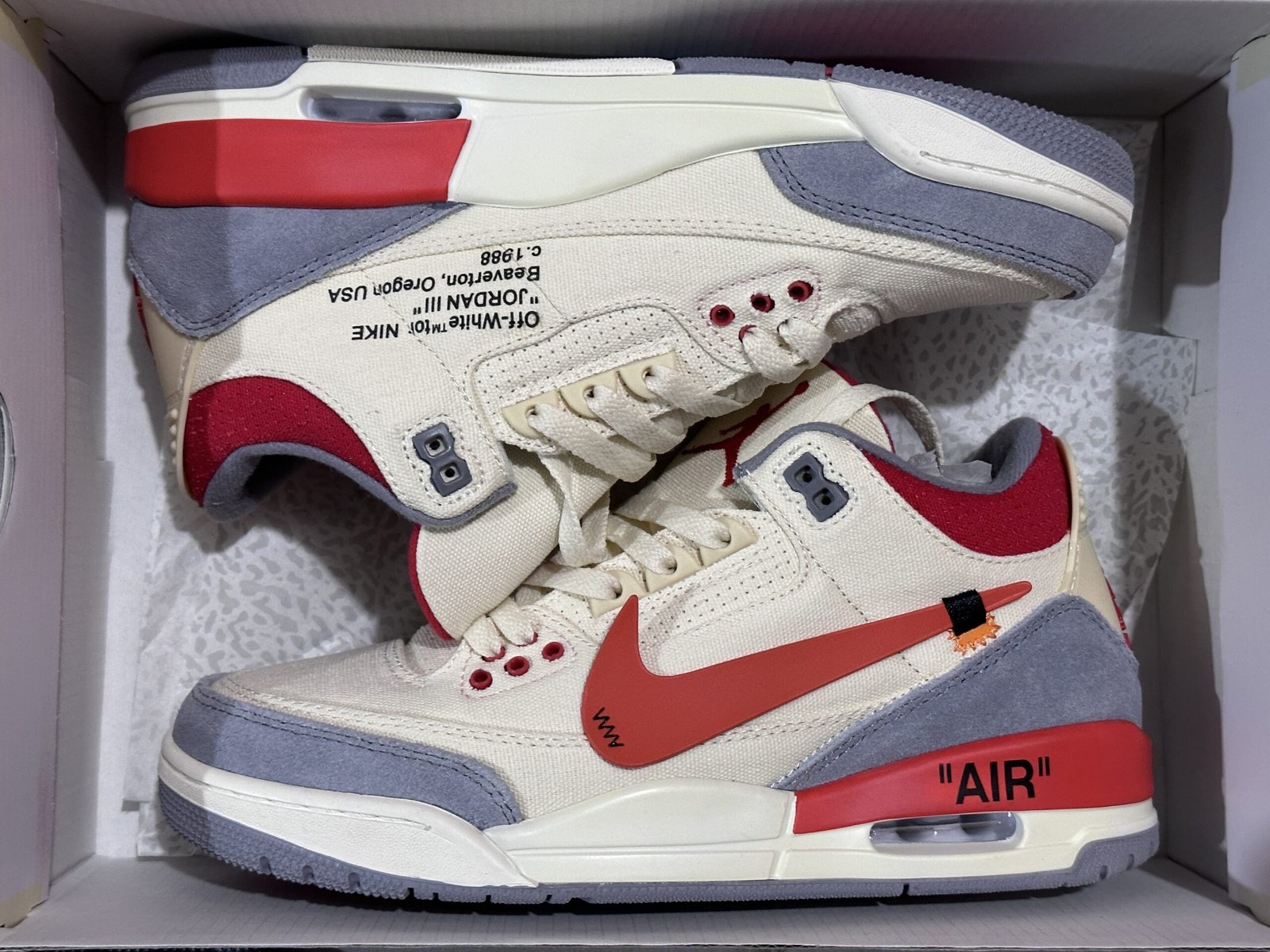Air Jordan 3 x Off White - Image 3