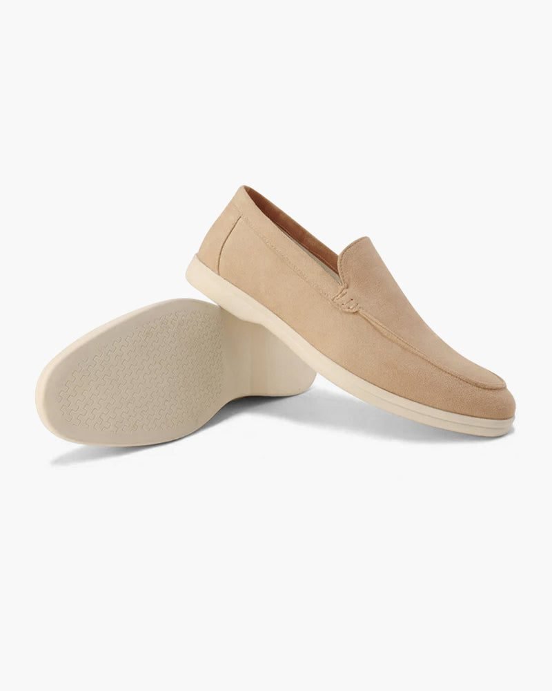 Loro Piana Summer Walk Loafers — Taupe/Grey - Image 23