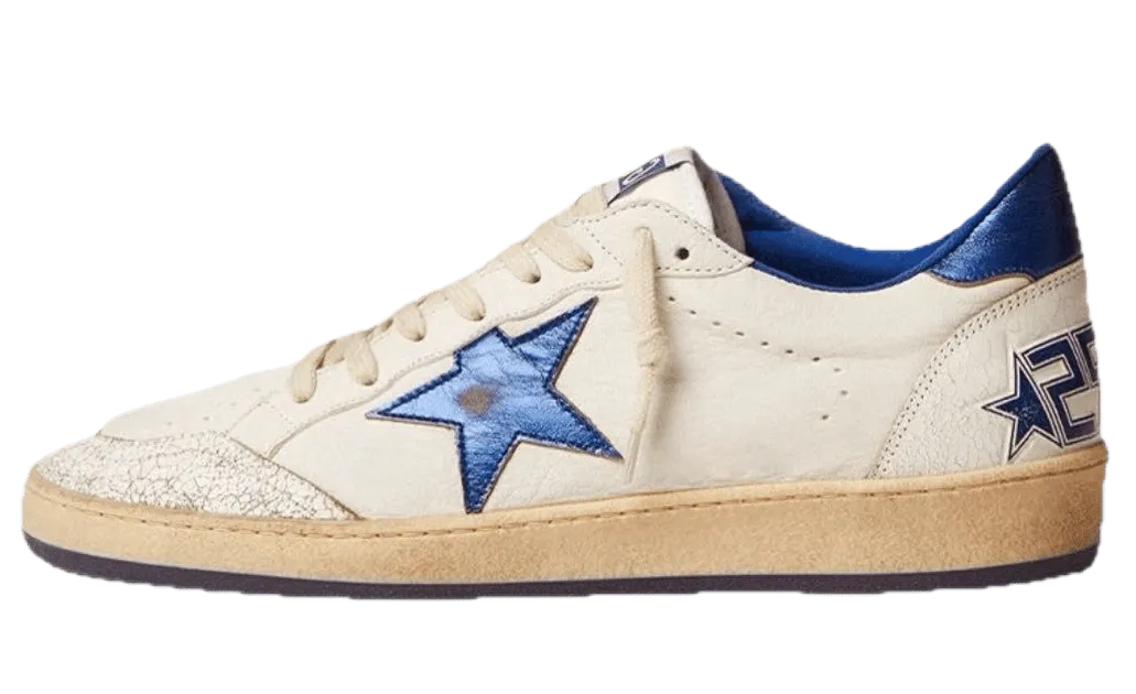 Ball Star Sneaker In White Nappa Leather