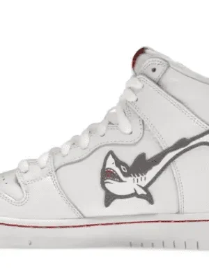 Nike Dunk High White Sharky x SB