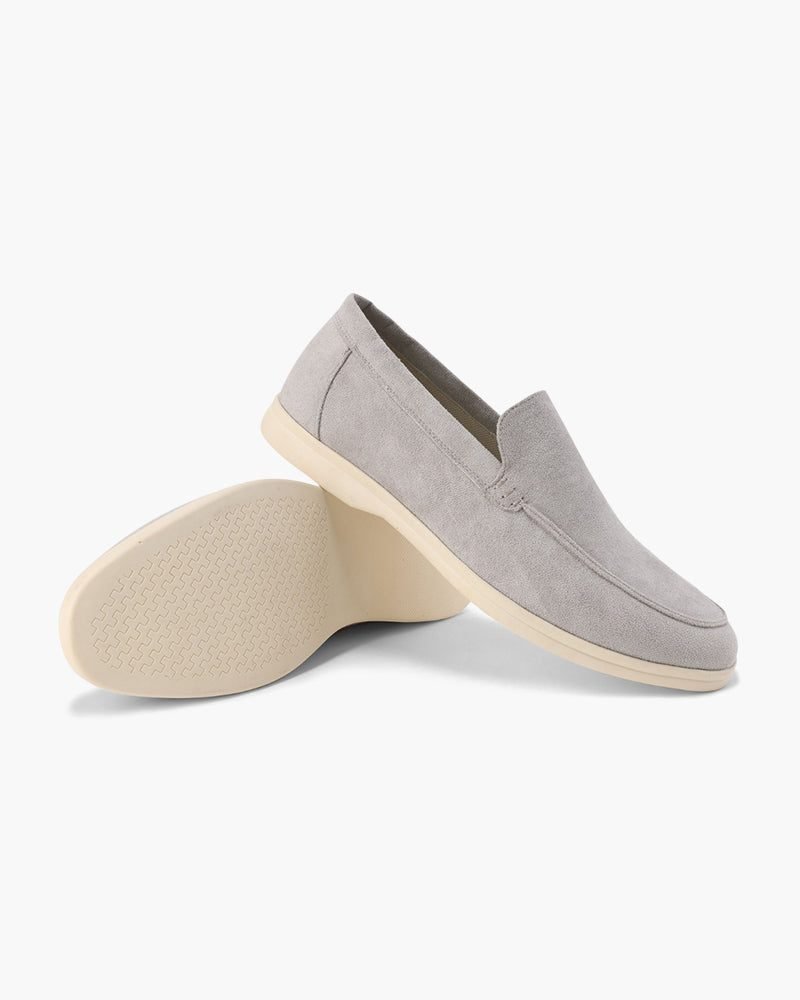 Loro Piana Summer Walk Loafers — Taupe/Grey - Image 19