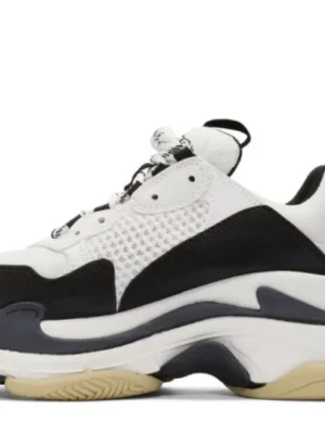 Balenciaga Triple S White Black