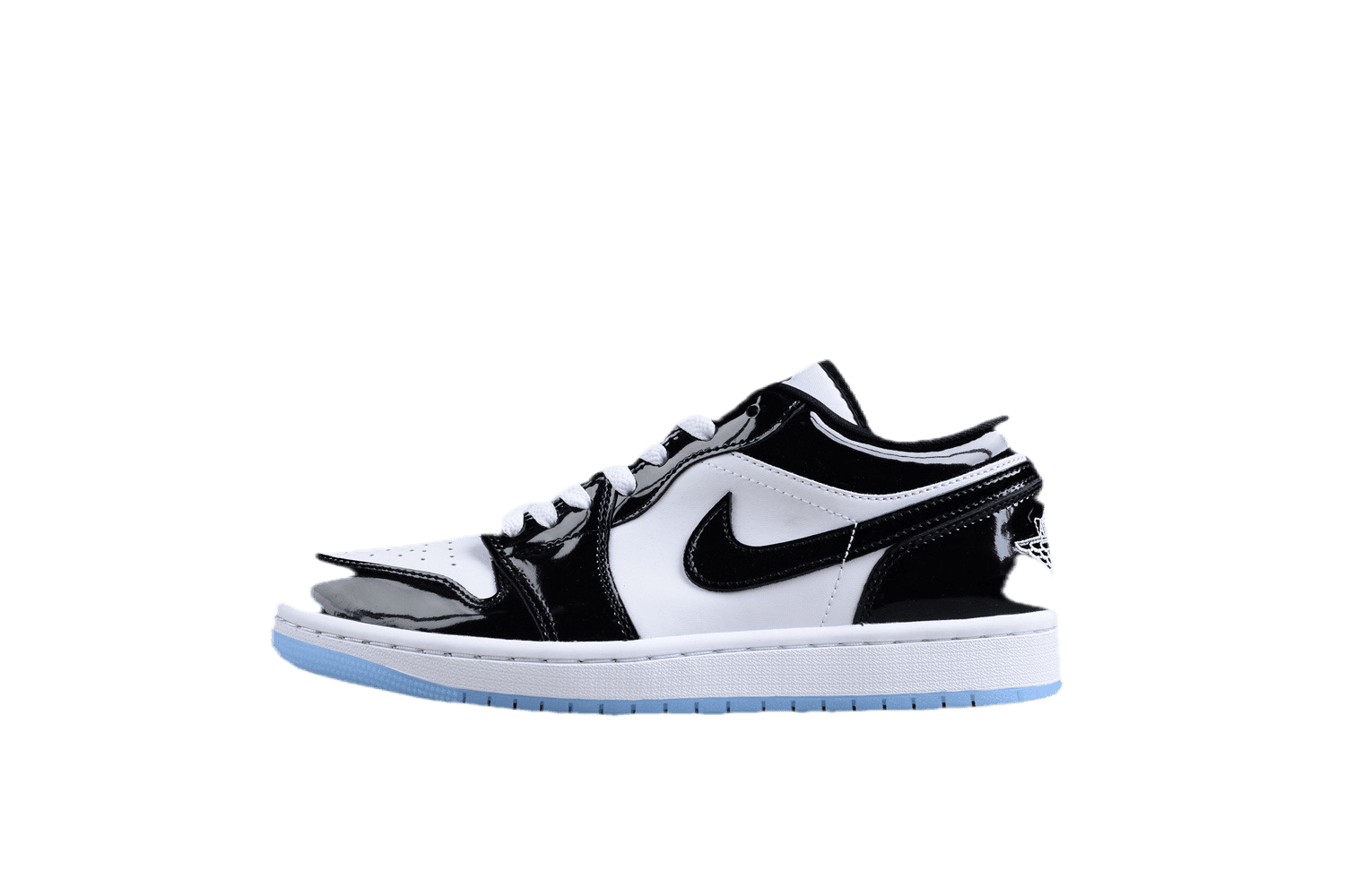 Air Jordan 1 Low shiny black