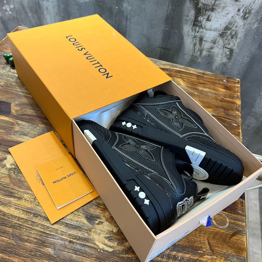 Louis Vuitton LV Skate Sneaker Black - Image 3