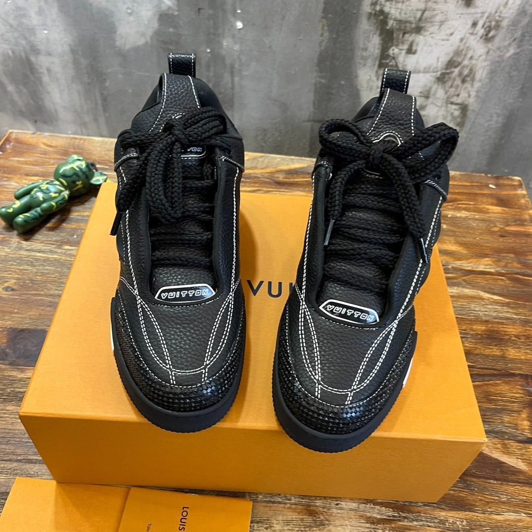 Louis Vuitton LV Skate Sneaker Black - Image 4