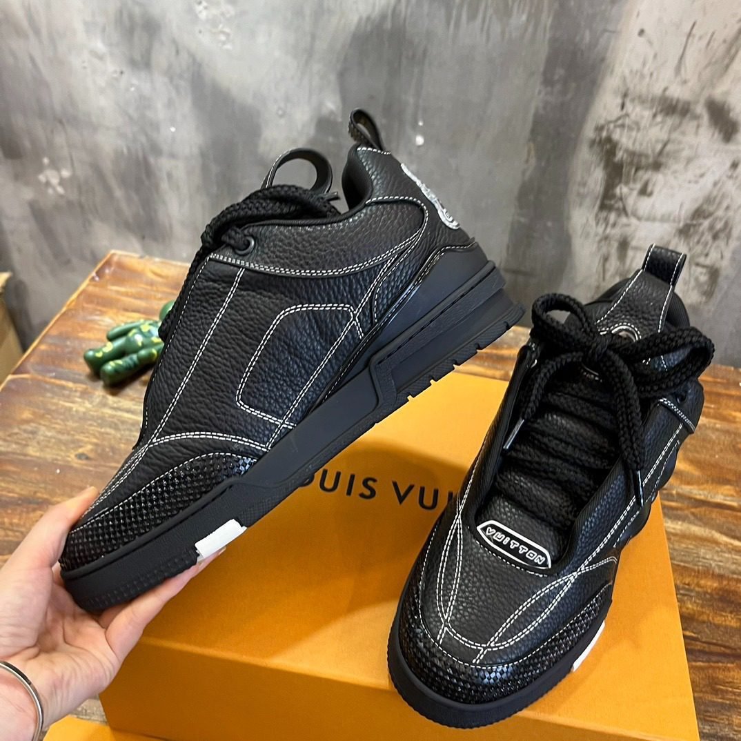 Louis Vuitton LV Skate Sneaker Black - Image 6