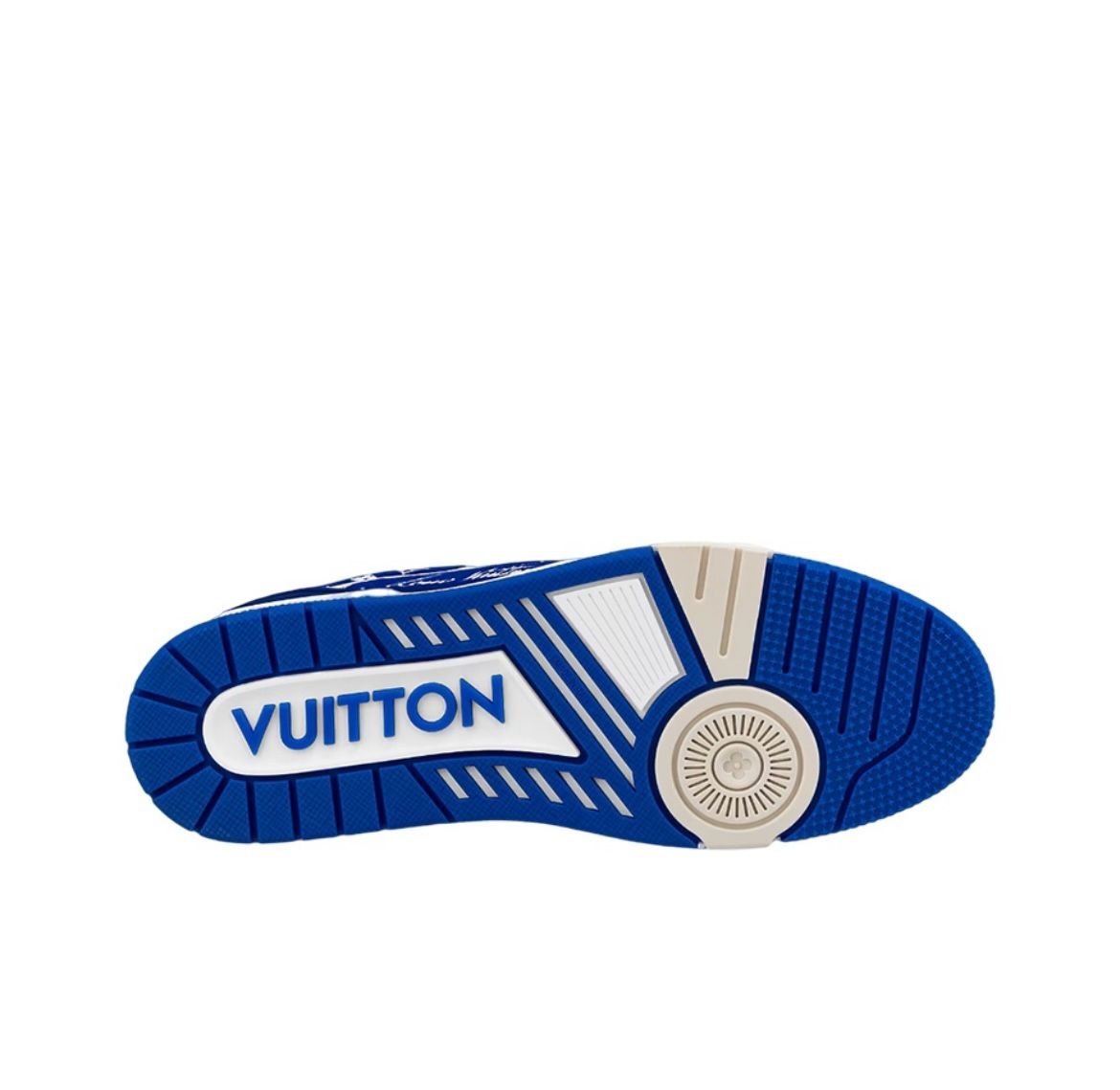 LV Trainer Blue Monogram Textile - Image 4