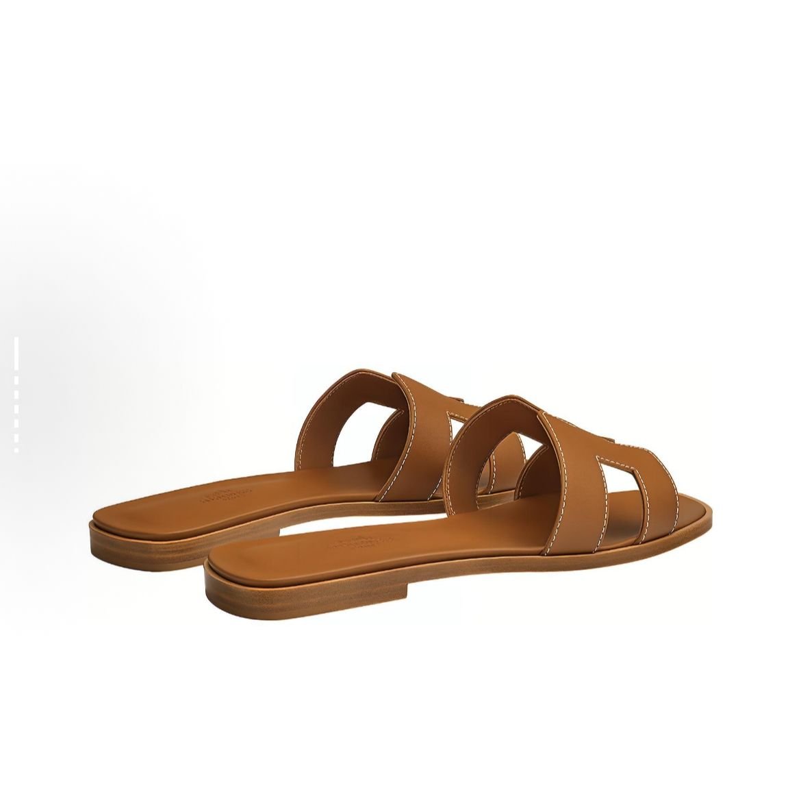 Hermès Oran Sandals — Camel/Tan - Image 4