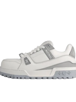 Louis Vuitton LV Trainer Sneakers — White/Grey