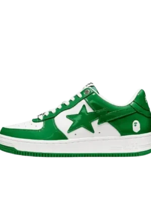 Bape Sta Sneakers — Green/White