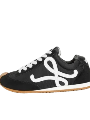 Loewe Flow Runner Sneakers — Black/White