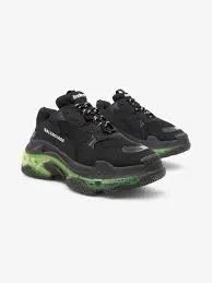 Balenciaga Triple S Green Black - Image 2