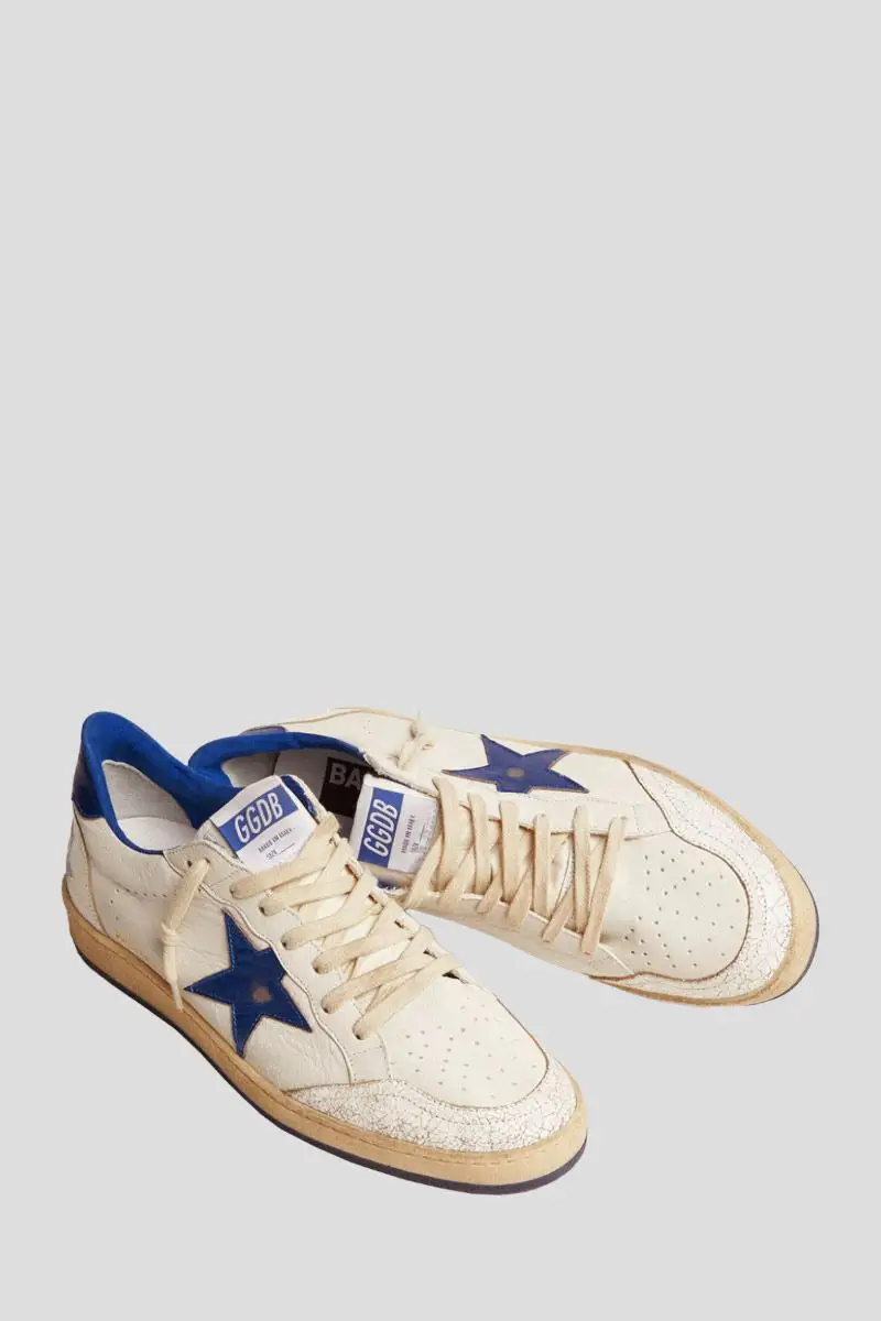 Ball Star Sneaker In White Nappa Leather - Image 2