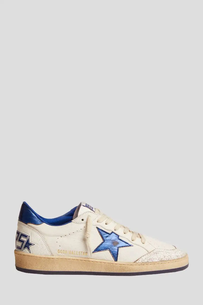 Ball Star Sneaker In White Nappa Leather - Image 4
