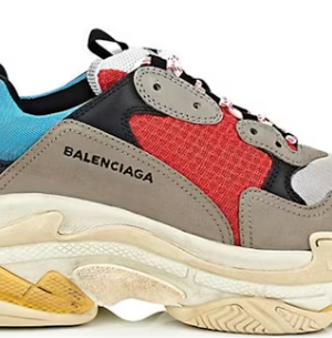 Balenciaga Triple S Grey Red Blue