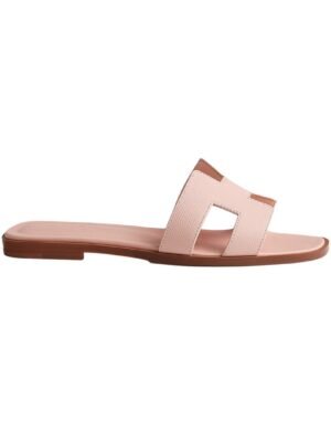 Hermès Oran Sandals — Pink/Pude
