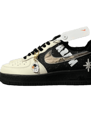 Nike Air Force 1 Black Nasa Custom