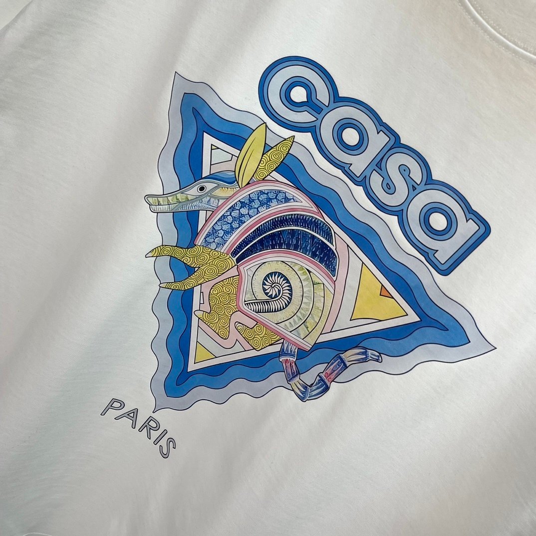 Casablanca T-Shirt Casa Paris Nautilus - Image 6