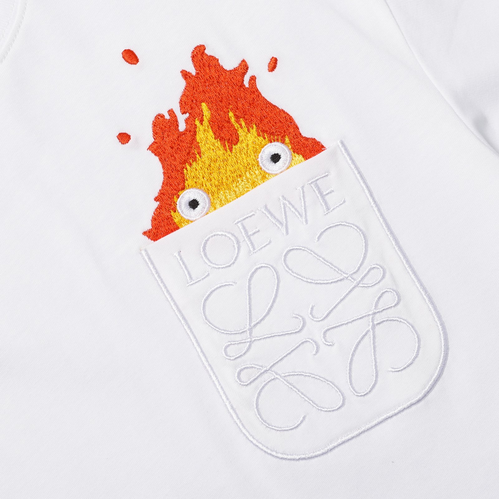 Loewe T-Shirt Calcifer Pocket - Image 8