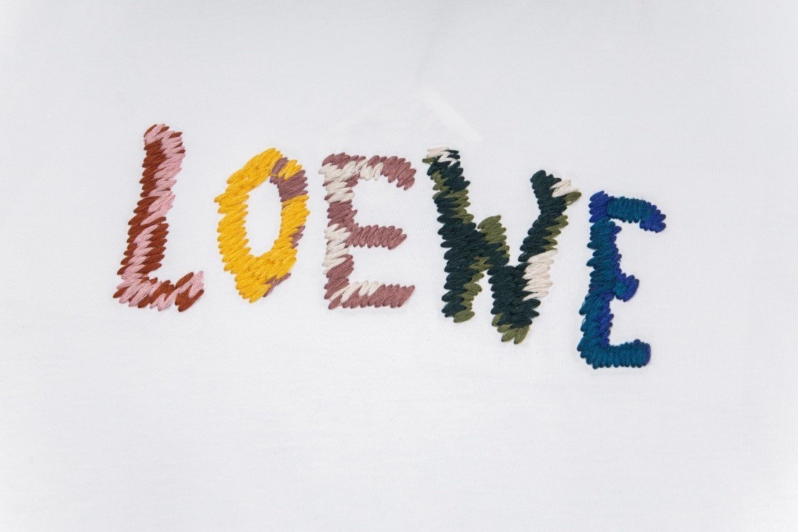 Loewe T-Shirt Multicolor Logo - Image 3