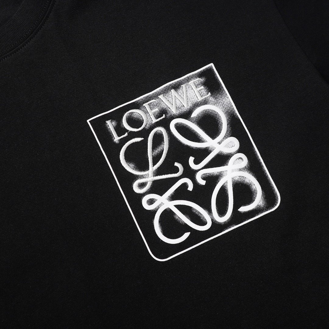 Loewe T-Shirt Anagram Multicolor Patch Wit - Image 7