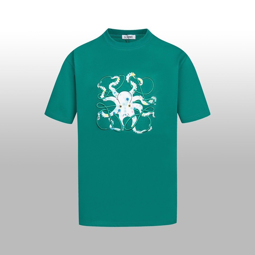 Loewe T-Shirt Octopus Anagram Black - Image 7