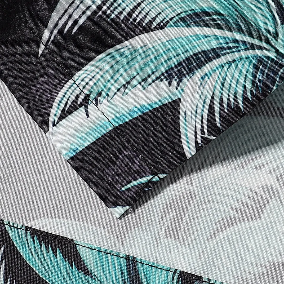 Amiri Set-T-shirt & Shorts Palm Tree Black/Turquoise - Image 6