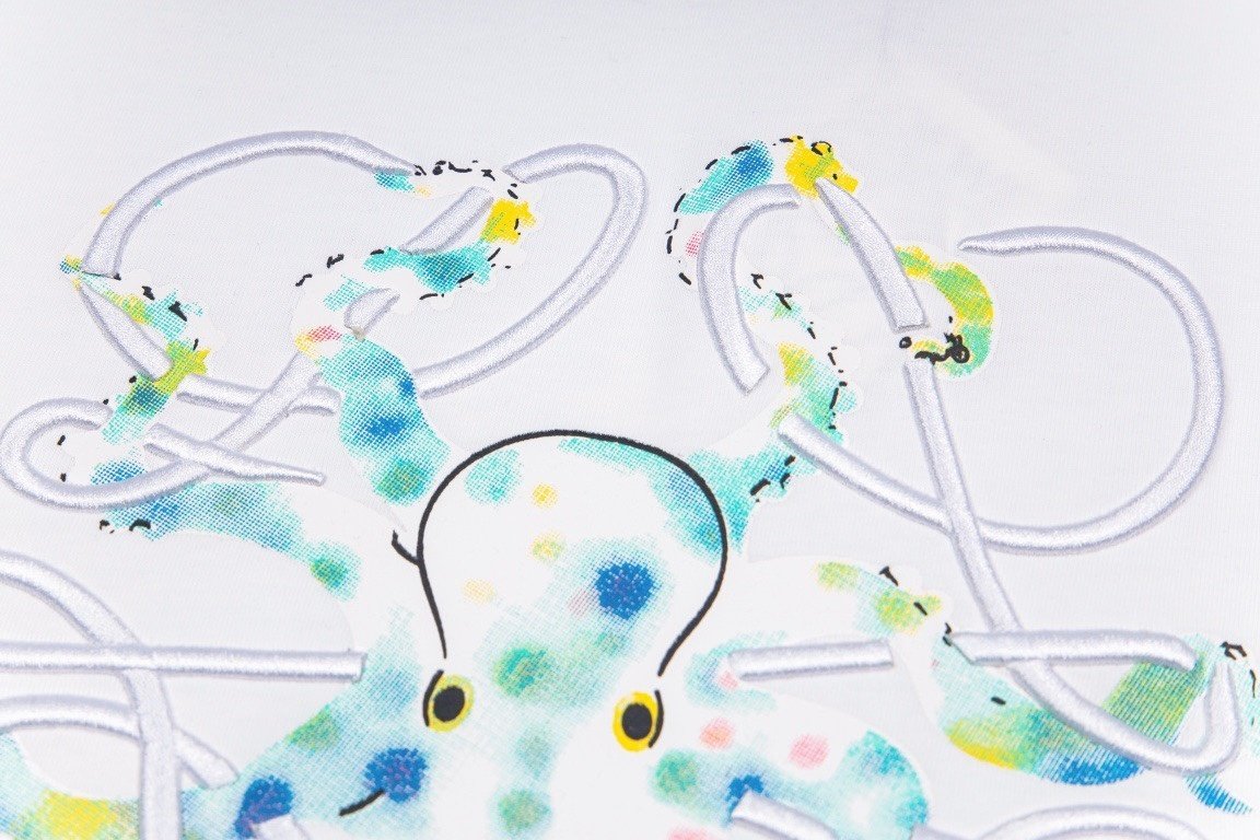 Loewe T-Shirt Octopus Anagram Black - Image 17