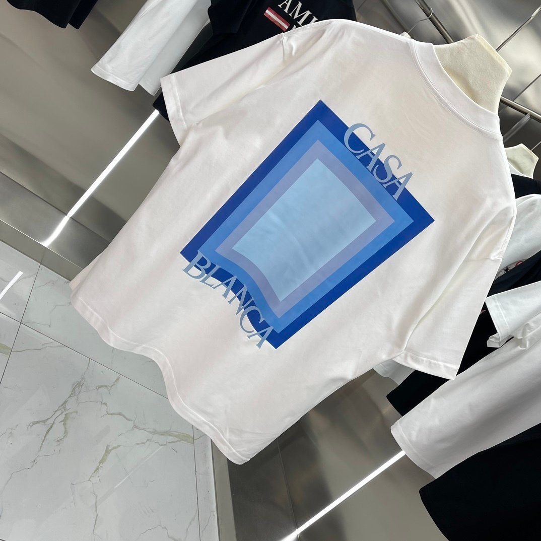 Casablanca T-Shirt Nested Squares - Image 7