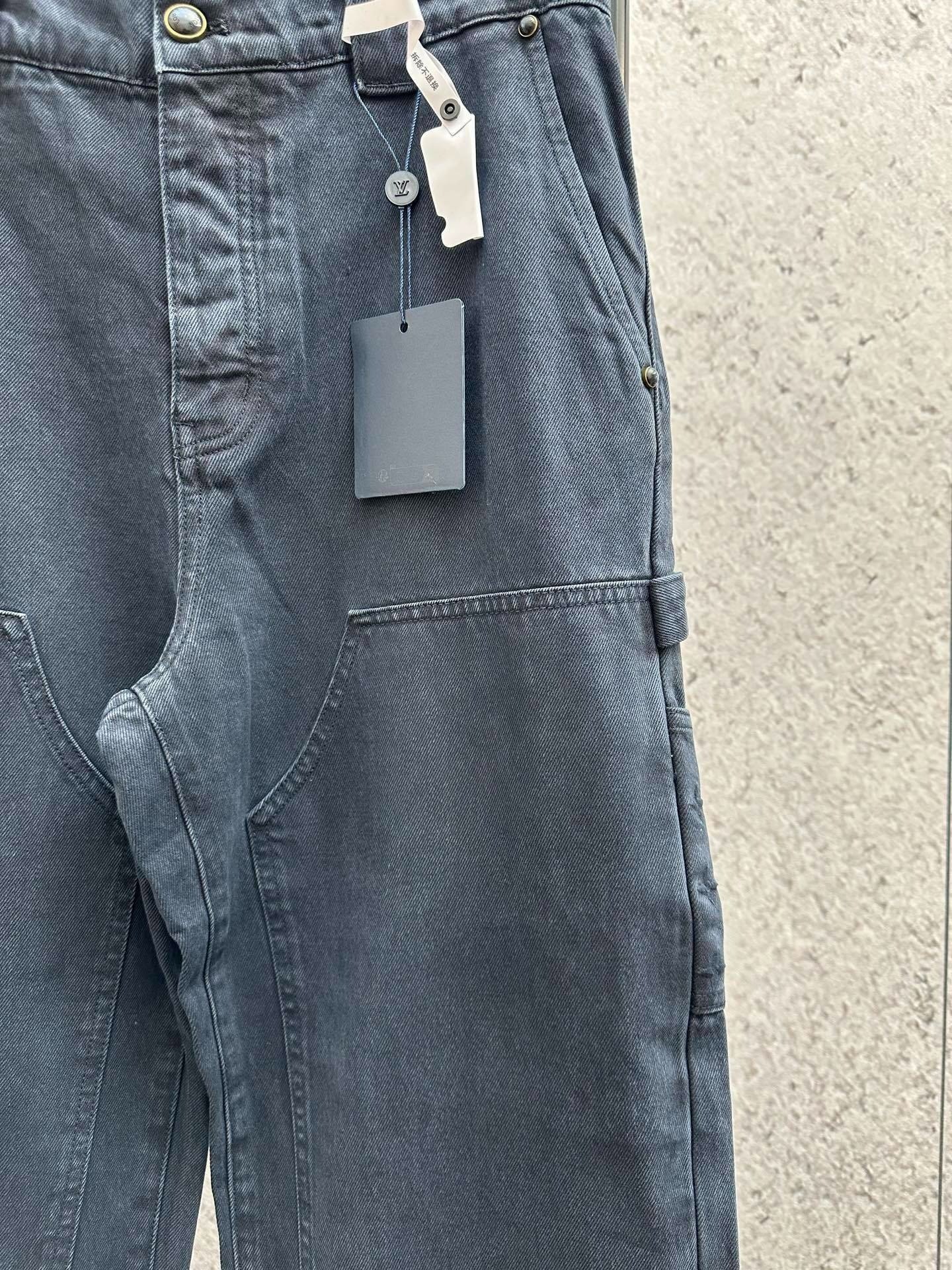 Louis Vuitton Jeans Carpenter Washed Navy - Image 6