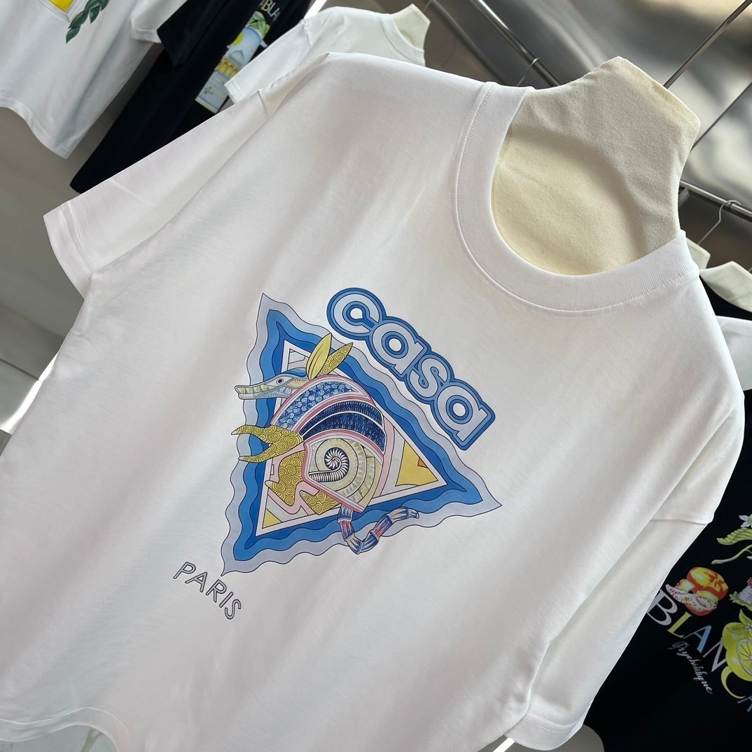 Casablanca T-Shirt Casa Paris Nautilus - Image 3