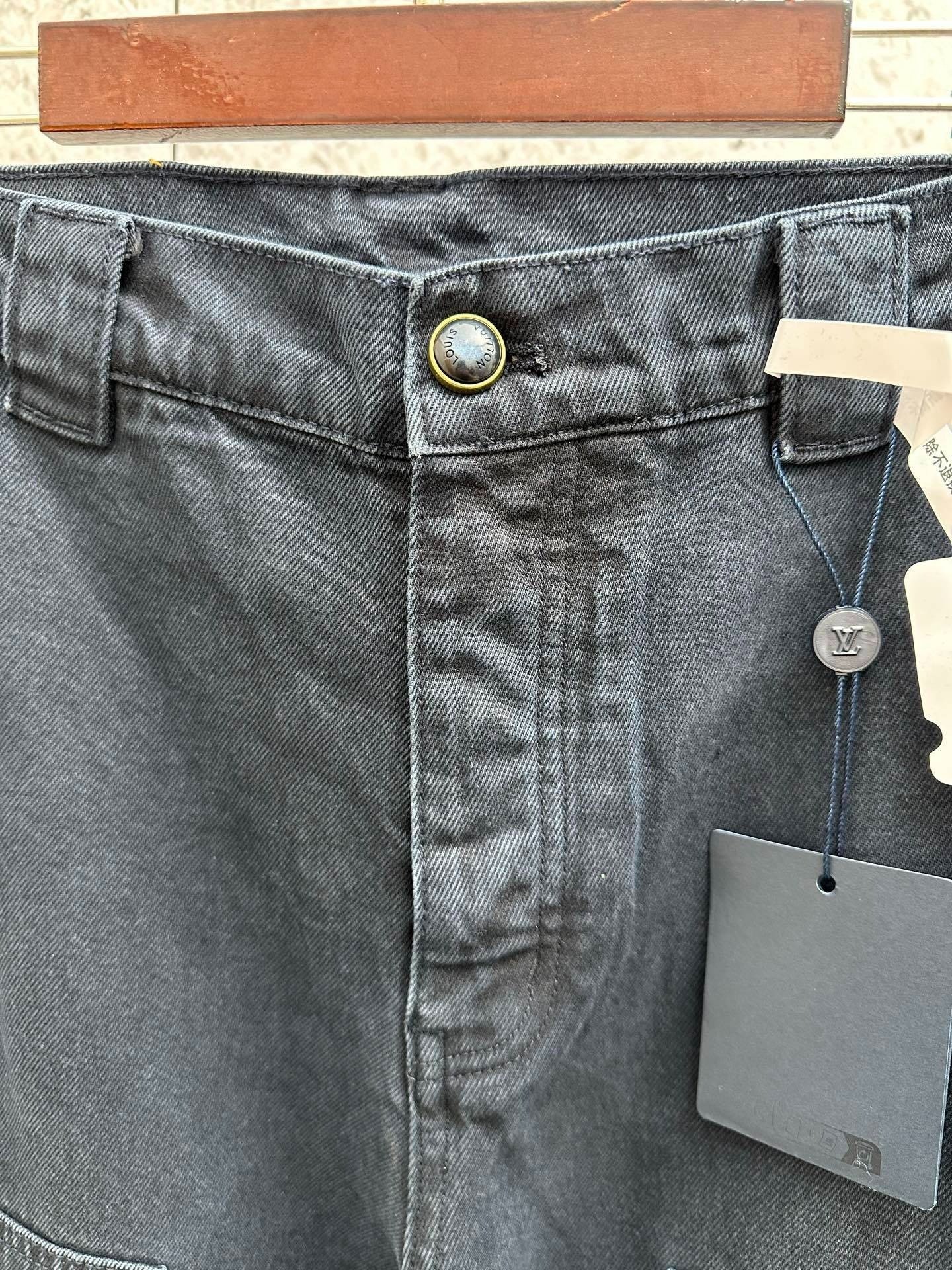 Louis Vuitton Jeans Carpenter Washed Navy - Image 5