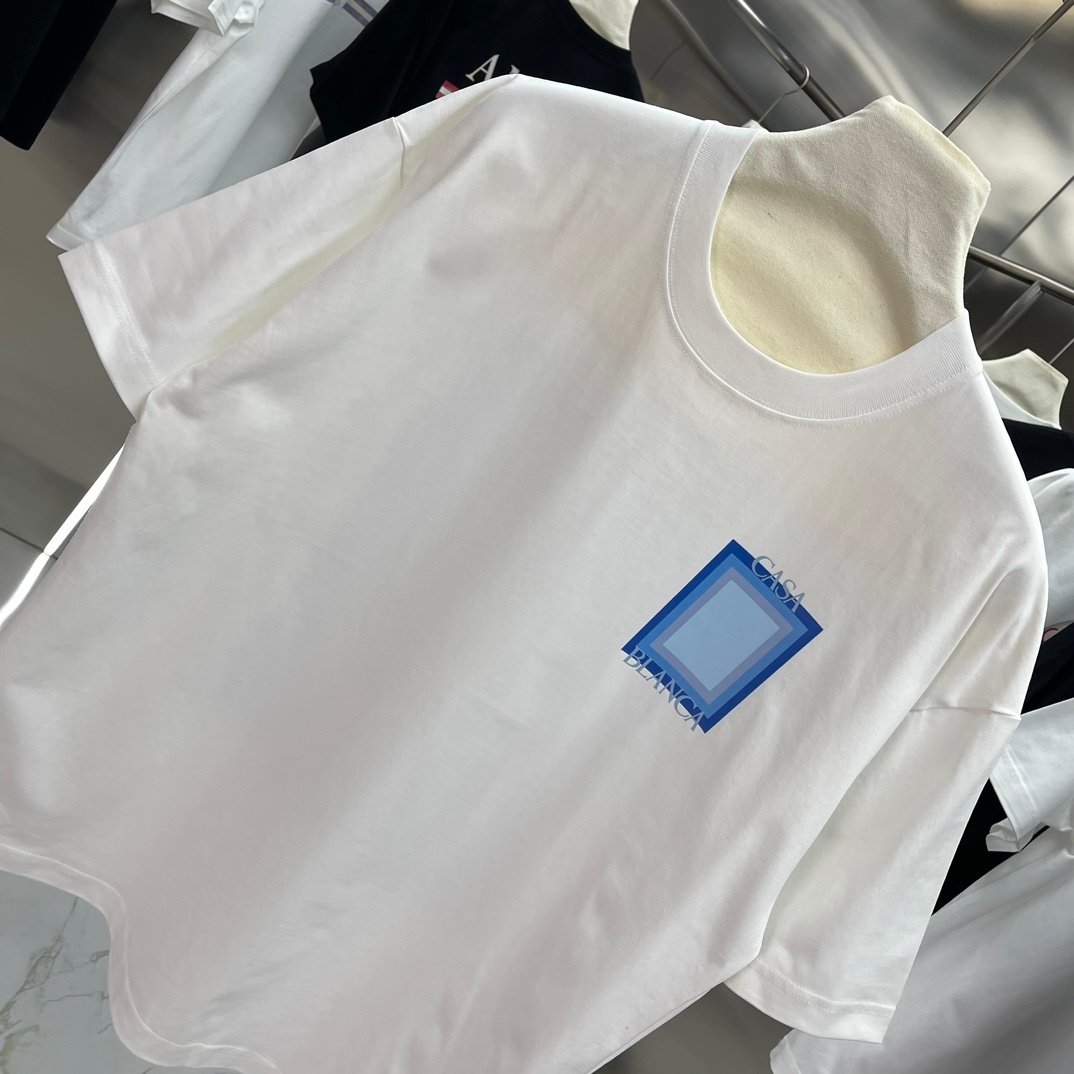 Casablanca T-Shirt Nested Squares - Image 4