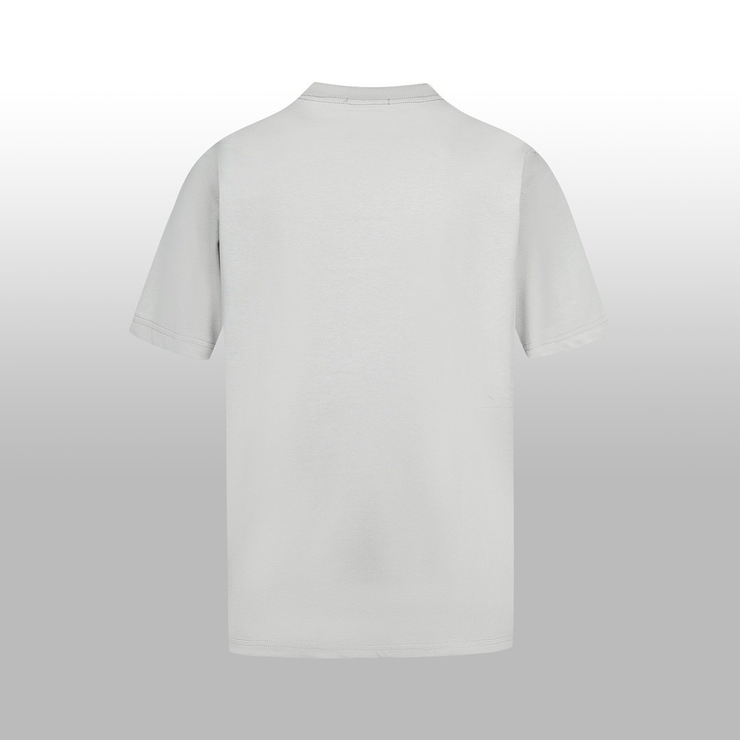 Loewe T-Shirt Anagram Tonal Embroidered Grey - Image 2