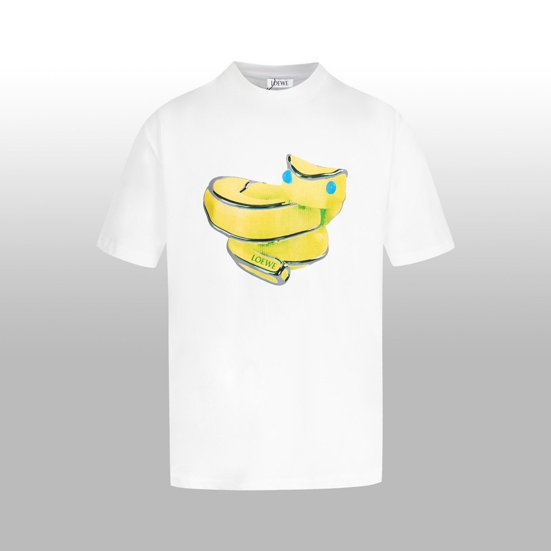 Loewe T-Shirt Banana Snake White - Image 5