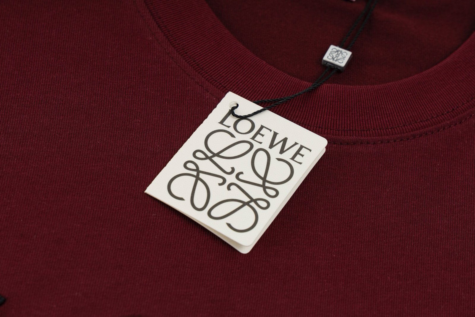 Loewe T-Shirt Paula's Ibiza Burgundy - Image 4