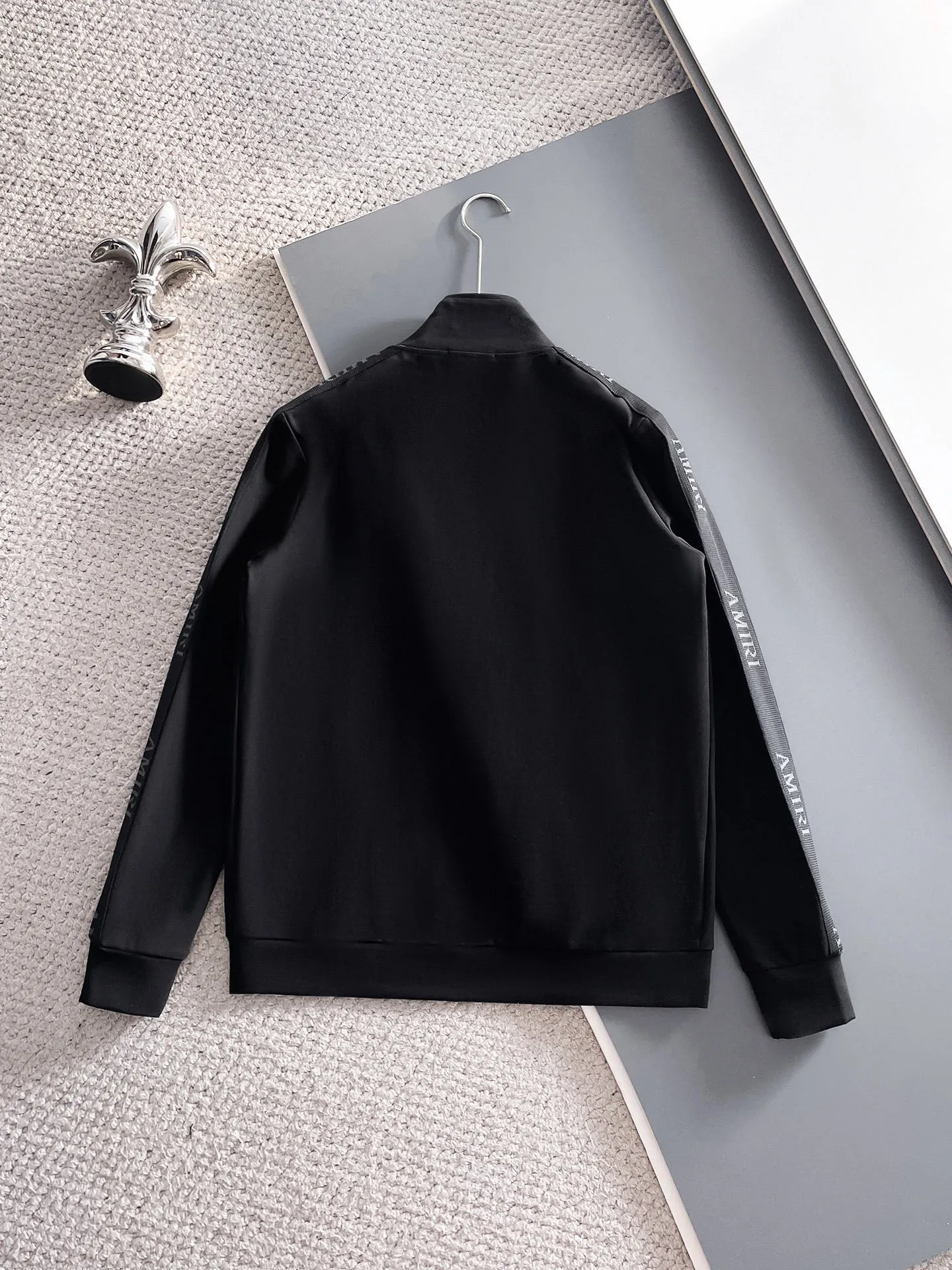 Amiri Set-Jacket & Pants Logo Tape Black - Image 3