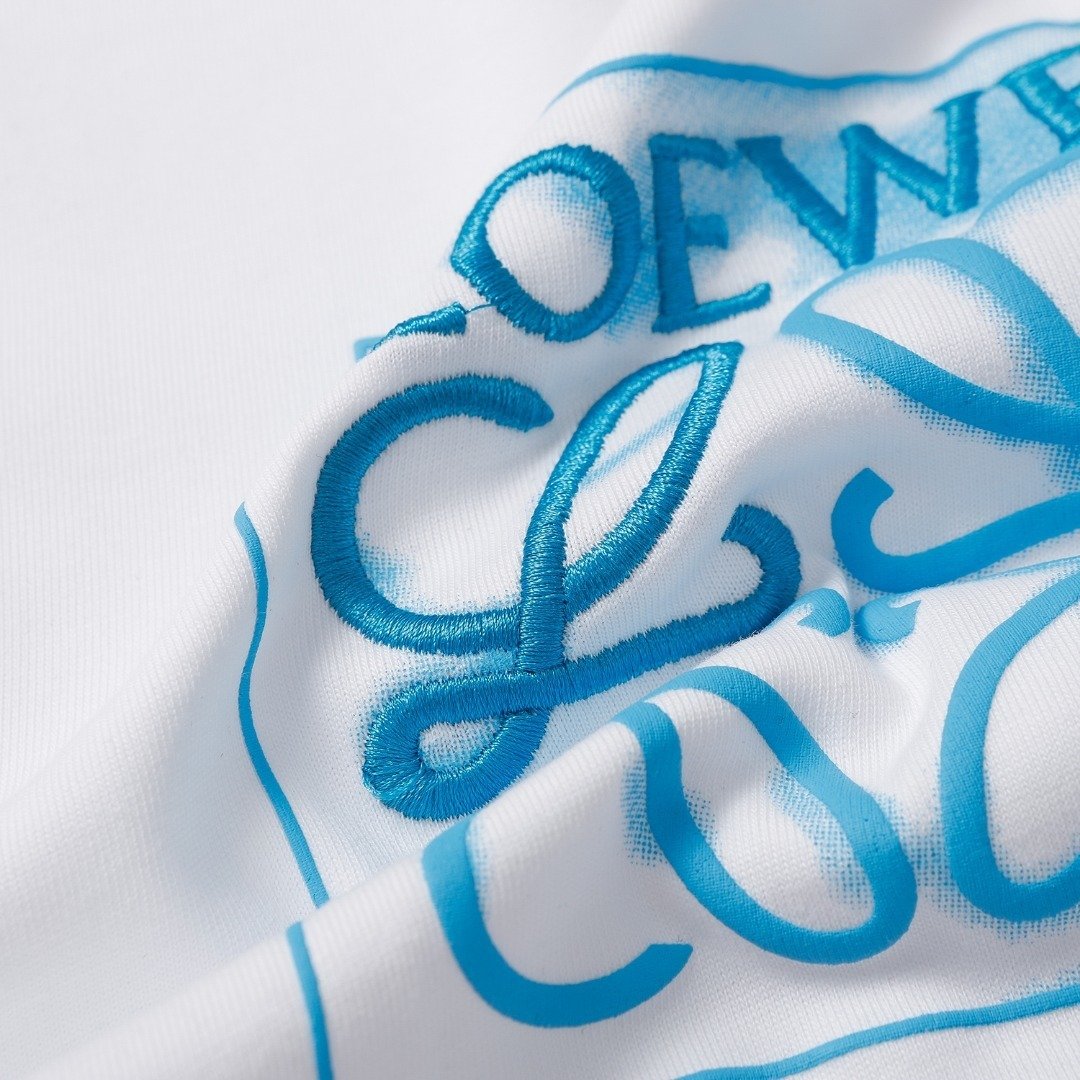 Loewe T-Shirt Anagram Multicolor Patch Wit - Image 4