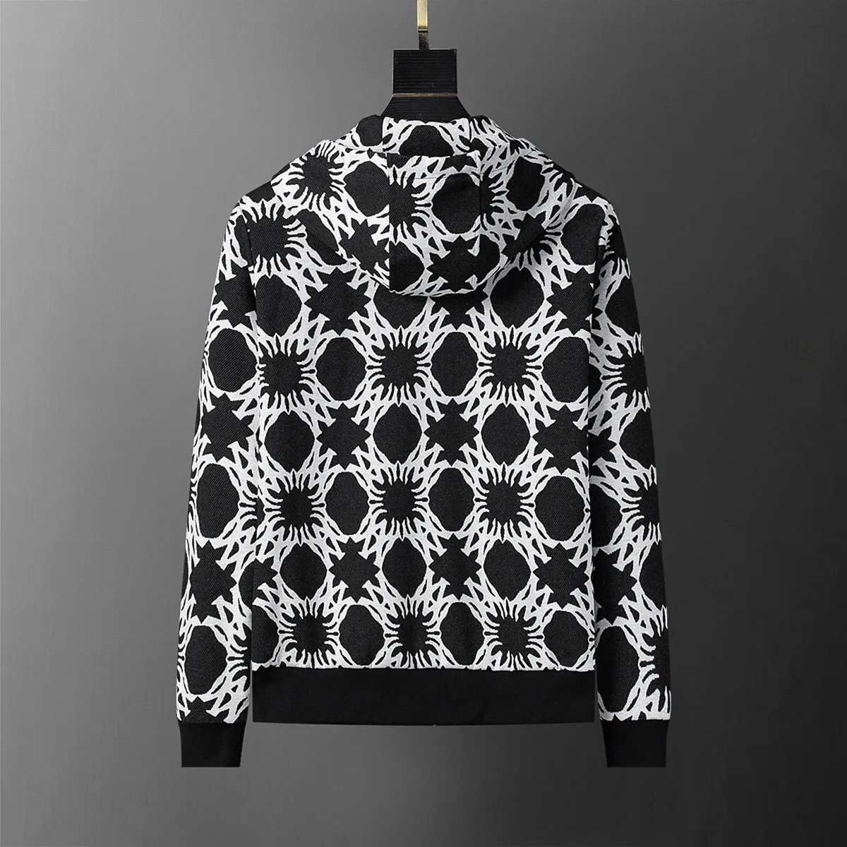 Amiri Set-Hoodie & Pants MA Allover Print Black/White - Image 4